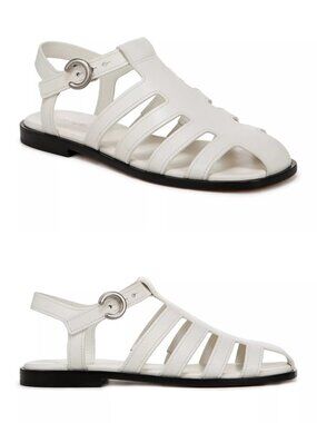 New $330 Vince Melina Sandals In Milk Size 8M